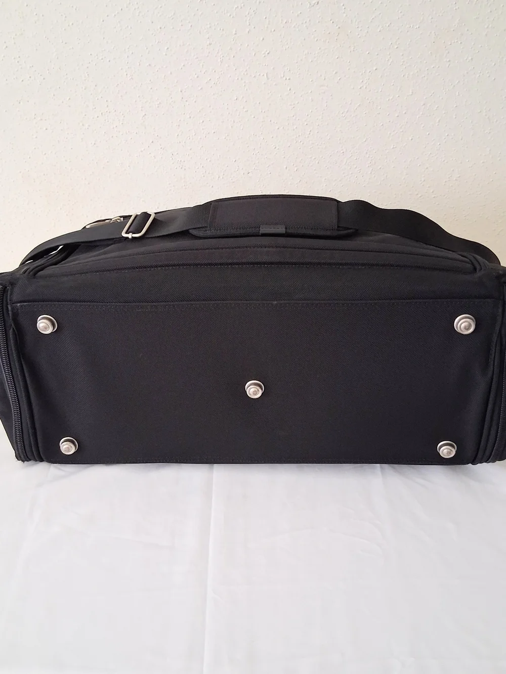 Jos. A. Bank Black Travel Duffel Garment Bag with Shoulder Strap